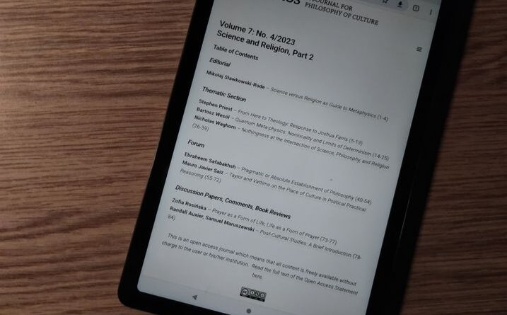A journal "Eidos"
