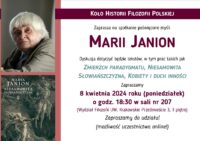 Spotkanie wokół tekstów Marii Janion