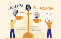 Plakat cyklu Zagadki Filozofów