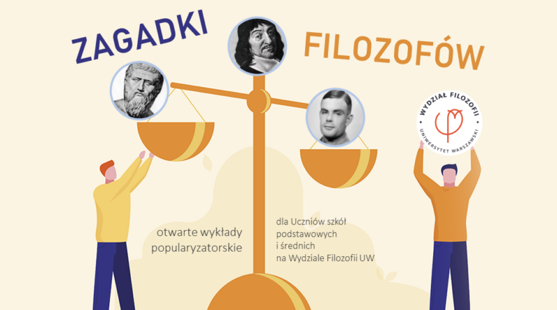 Plakat cyklu Zagadki Filozofów