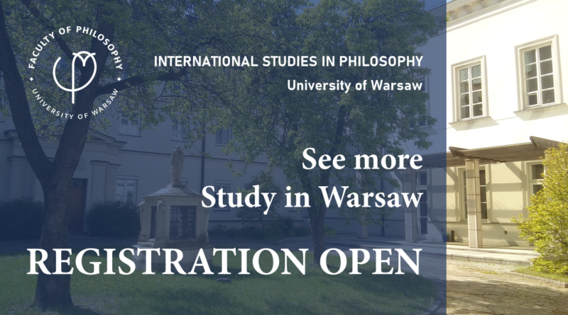 International Studies in Philosophy: REGISTRATION OPEN