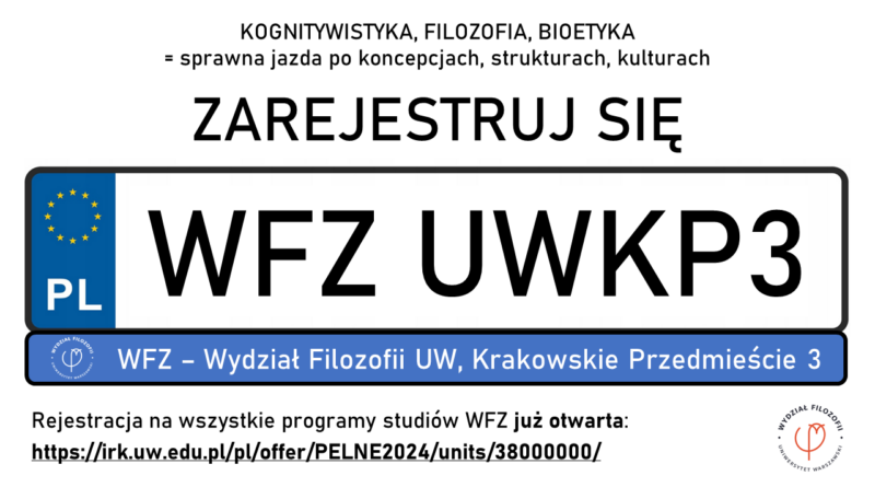 Rejestracja na studia - Wydział Filozofii UW