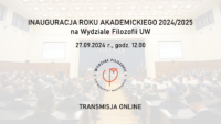 Plakat inauguracji roku akad. 2024/2025