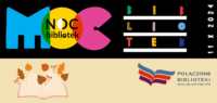 Plakat Nocy Bibliotek w Bibliotece na Wydziale Filozofii UW