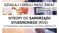 Plakat - wybory studenckie