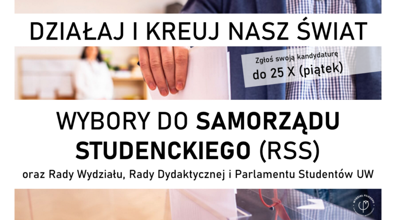 Plakat - wybory studenckie