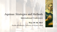 Aquinas: Strategies and Methods - International Conference