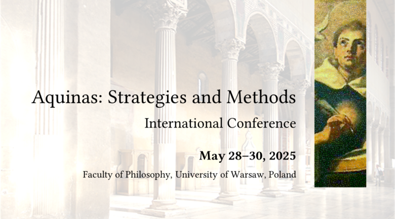 Aquinas: Strategies and Methods - International Conference
