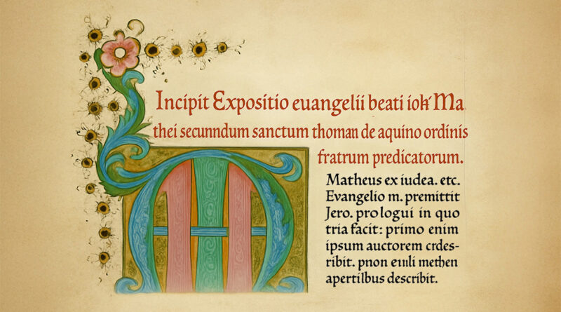 Konferencja Reading Matthew with Aquinas